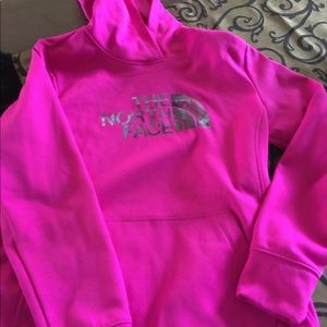 Northface pink hoodie